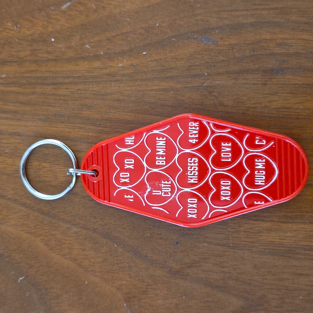 Valentine's Themed Handmade Keychain NEW